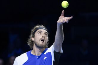 Stefanos Tsitsipas, Holger Rune, Ben Shelton advance at Swiss Indoors