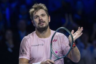 Stan Wawrinka, 39, outlasts Adrian Mannarino at Swiss Indoors