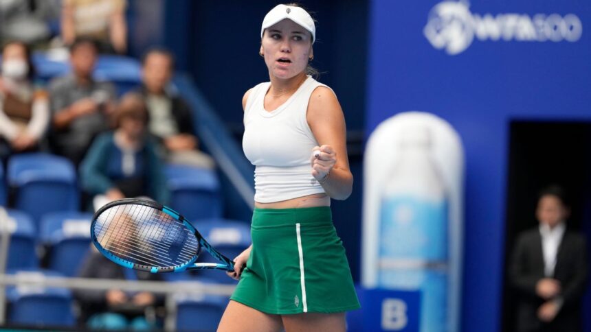 Sofia Kenin advances to Pan Pacific Open final in Tokyo