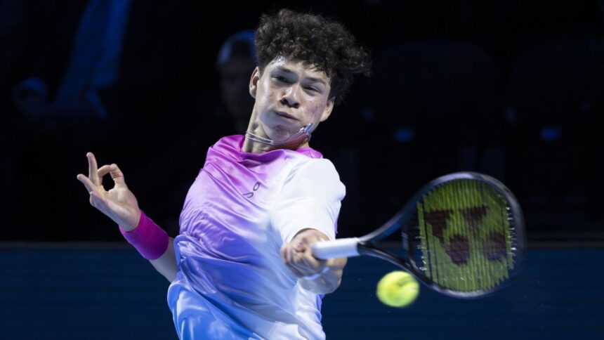 Ben Shelton-Giovanni Mpetshi Perricard Swiss Indoors final set