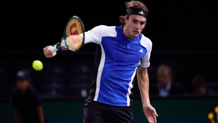 Stefanos Tsitsipas advances at Paris Masters, Tommy Paul out