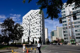 Downtown Denver’s newest hotel evokes Colorado’s signature aspen trees, billed as “carbon positive”