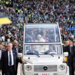 Pope ends troubled Belgium visit by doubling down on abortion and women and praising abuse victims