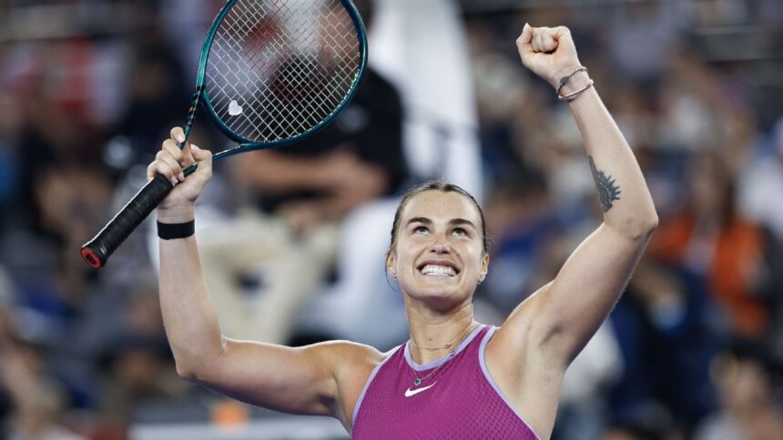 Aryna Sabalenka beats Zheng Qinwen to win Wuhan Open