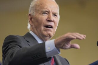 Biden says of Trump: 'Lock him up,' then adds, 'politically lock him up, lock him out'