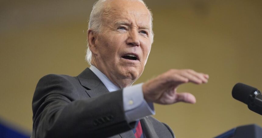 Biden says of Trump: 'Lock him up,' then adds, 'politically lock him up, lock him out'