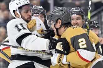 Kings end long season-opening trip with loss to Vegas