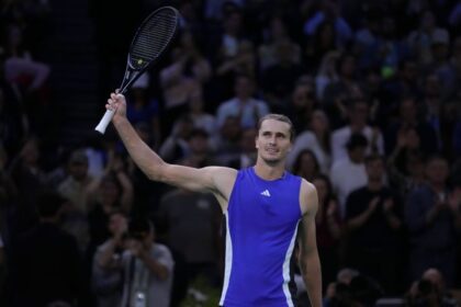 Alexander Zverev rolls past Ugo Humbert to win Paris Masters