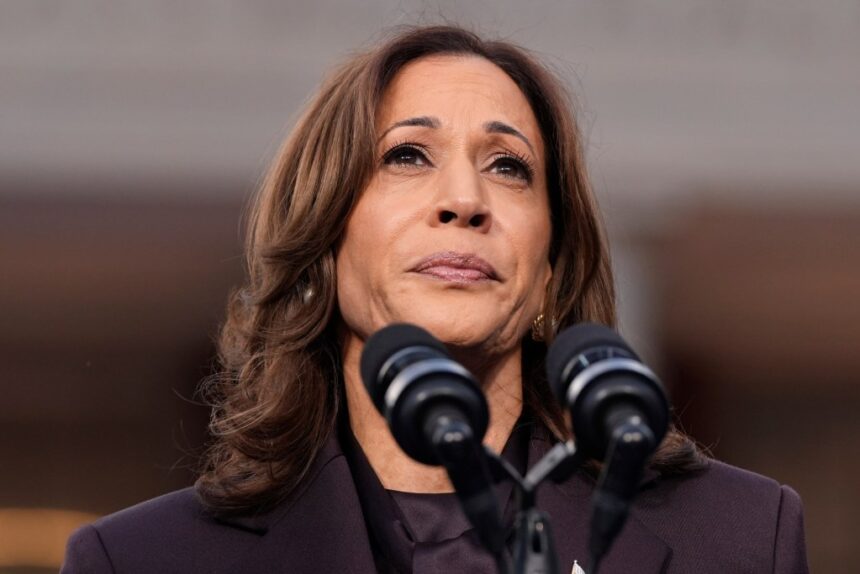 Harris says nation must accept election results while urging supporters to keep fighting