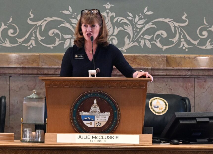 House Democrats reelect Julie McCluskie as speaker as close races leave supermajority in question