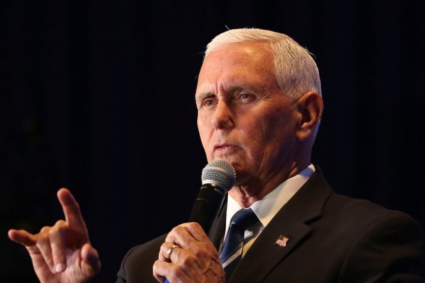 In Lakewood speech, Pence warns of “populists,” says he congratulated Trump