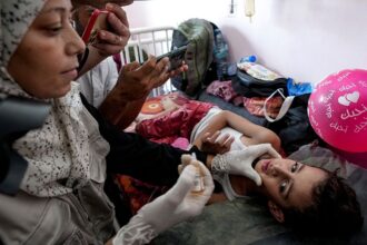 Over 50 children reportedly killed in Gaza as violence disrupts polio vaccination campaign