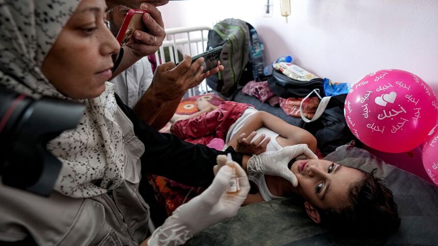 Over 50 children reportedly killed in Gaza as violence disrupts polio vaccination campaign