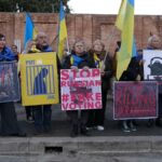 Pro-Ukraine protests take place in European capitals as 1,000th day of war approaches