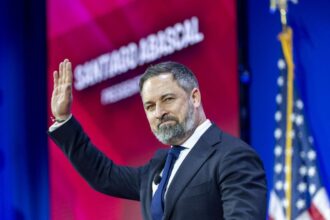 Who is Vox leader Santiago Abascal?