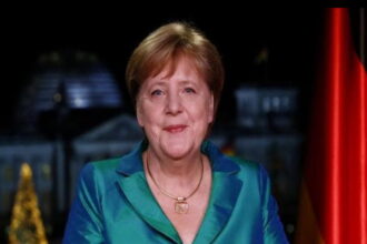 Angela Merkel admits to wanting Harris to win US election in memoir