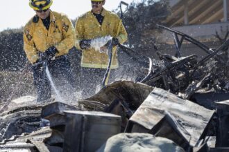 Staggering devastation as fire levels hillside neighborhoods, destroying more than 130 structures