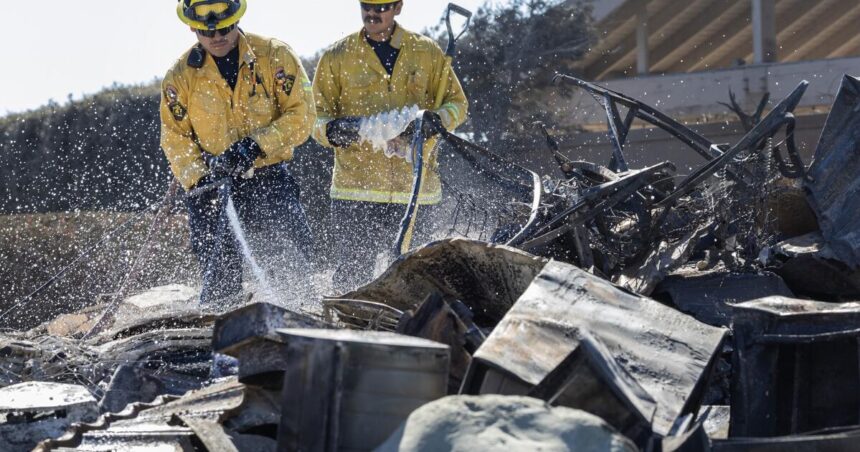 Staggering devastation as fire levels hillside neighborhoods, destroying more than 130 structures