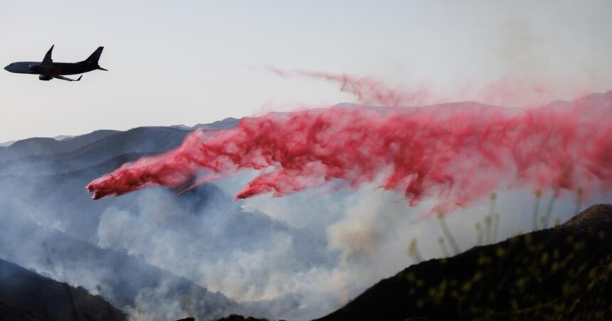 Wildfire retardant is laden with toxic metals, USC study finds