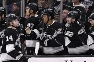 Trevor Moore and Alex Laferriere score to power Kings past Blue Jackets