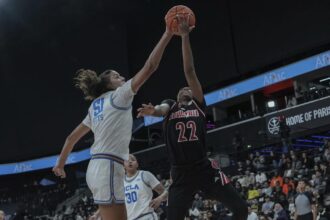 Lauren Betts leads UCLA to a season-opening victory over Louisville in Paris