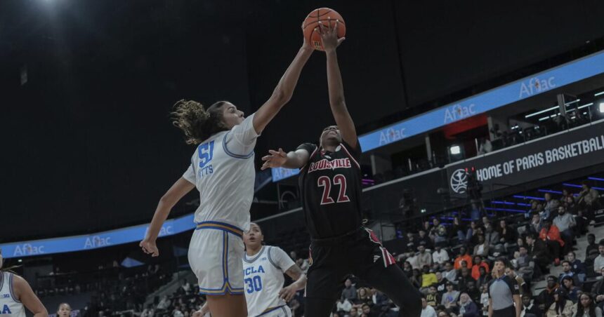 Lauren Betts leads UCLA to a season-opening victory over Louisville in Paris