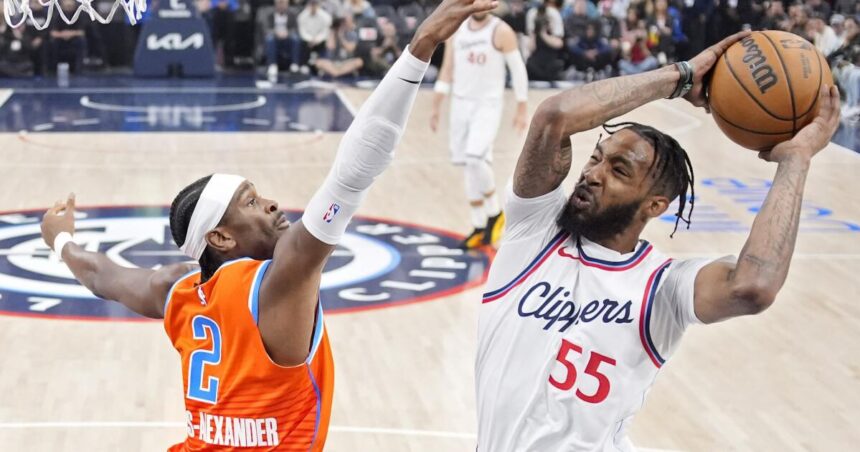 Clippers fade in second half against Thunder to remain winless at Intuit Dome