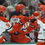 Brett Leason has a career-best night in Ducks' win over Stars