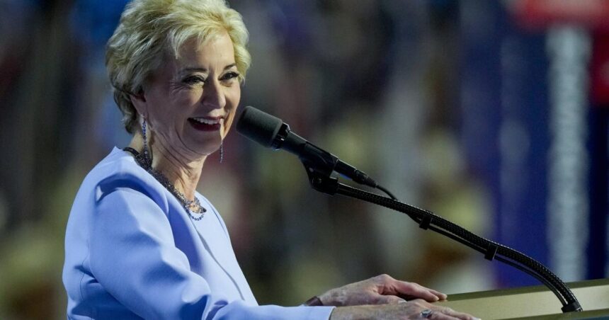 Trump taps Linda McMahon as Education secretary, a pro-wrestling mogul with little school experience