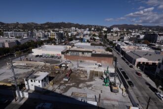 After a century, concrete plant that helped build L.A. makes way for a deluxe tower