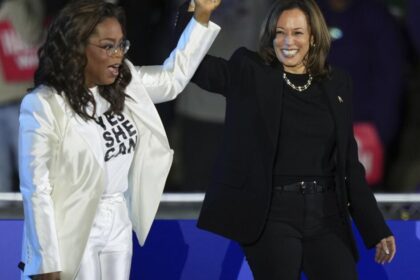 Oprah, Lady Gaga bring back the joy in Kamala Harris' final rally