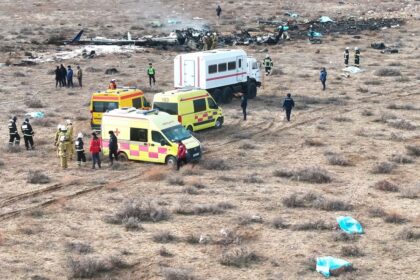 Azerbaijani airliner with 67 people onboard crashes in Kazakhstan leaving 32 survivors