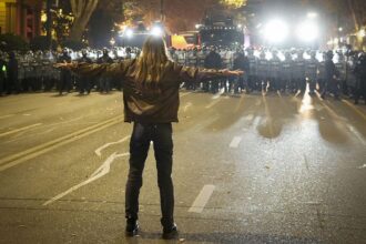 Germany and France slam police violence against pro-EU protesters in Georgia