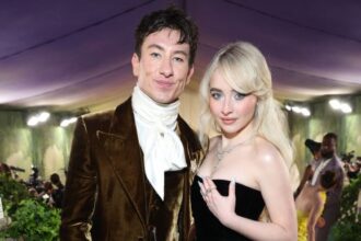 NEW YORK, NEW YORK - MAY 06:  (L-R) Barry Keoghan and Sabrina Carpenter attend The 2024 Met Gala Celebrating "Sleeping Beauties: Reawakening Fashion" at The Metropolitan Museum of Art on May 06, 2024 in New York City. ( (Photo by Kevin Mazur/MG24/Getty Images for The Met Museum/Vogue)