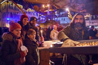 Medieval hot tubs and fortune tellers: Esslingen’s Christmas market is more than gifts and glühwein