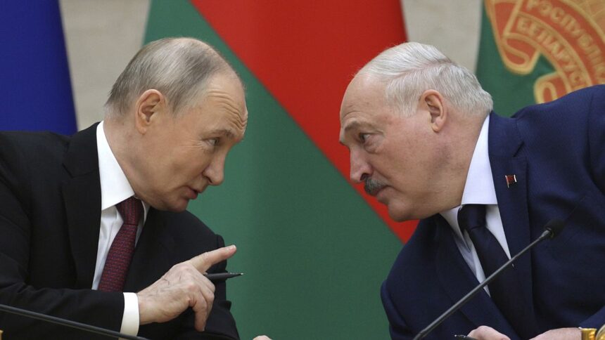 Putin signs security treaty with Belarus including possible use of nuclear weapons