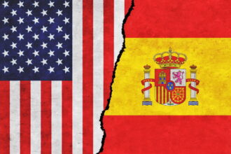 US threatens Spain over blocked port access for Israel-bound ships.