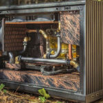 This rustic AMD gaming PC build blends perfectly with nature