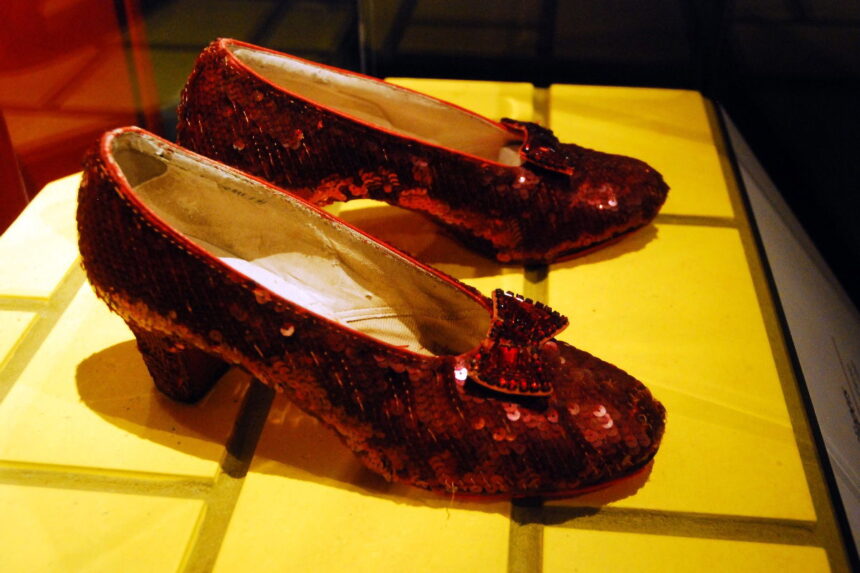 Judy Garland’s ruby slippers shatter auction records!