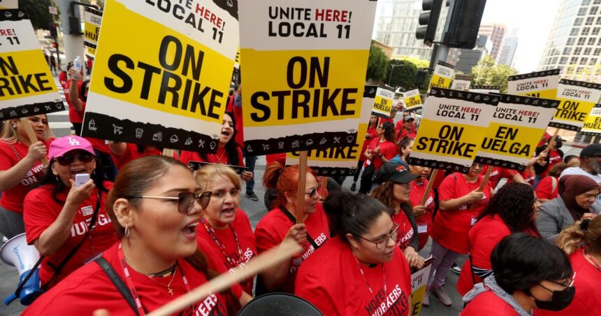 L.A. City Council backs $30 minimum wage for hotel and LAX workers in 2028