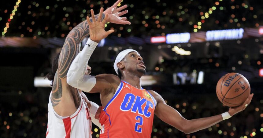 NBA Cup semifinals: Thunder beat Rockets to advance to final