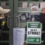 Rolling Starbucks strike grows to include workers at hundreds of shops