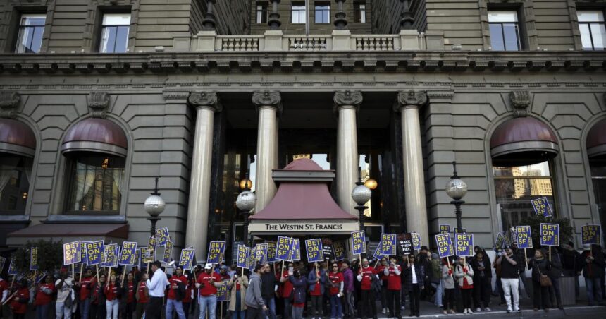 San Francisco hotel workers near the end of a 3-month strike