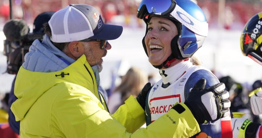 Lindsey Vonn takes 14th place in World Cup super-G race