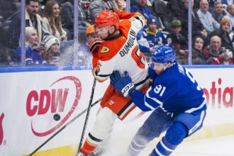 Ducks fall to Maple Leafs as losing streak stretches to five games